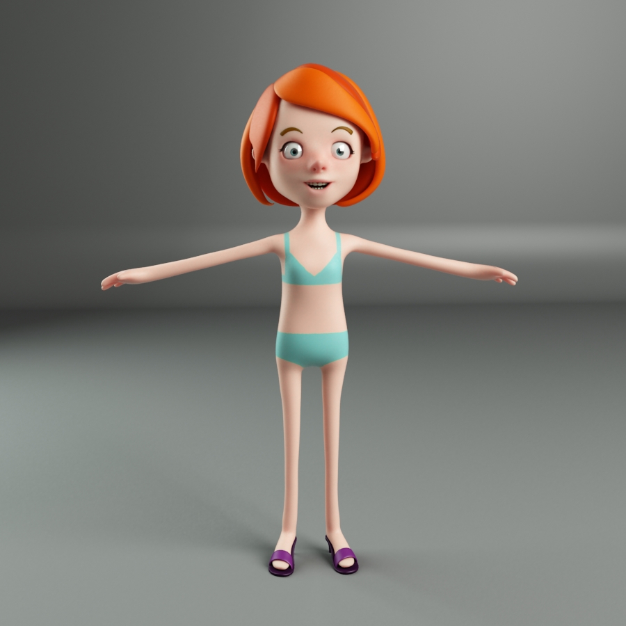Mom character 3D variant 1