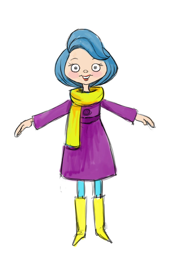 Mom character sketch 1